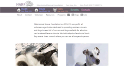 Desktop Screenshot of narfrescue.org